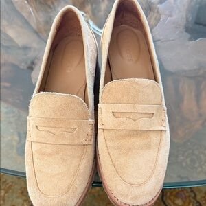 Talbots suede penny loafers in good condition